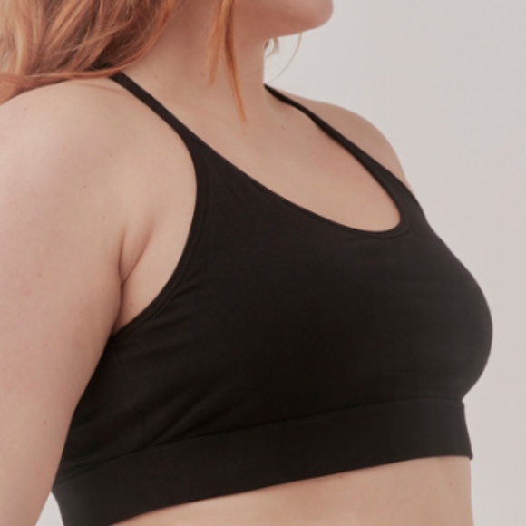 Pact, Organic, Black, Modern Racerback Bra, Medium, NWT - Picture 6 of 10